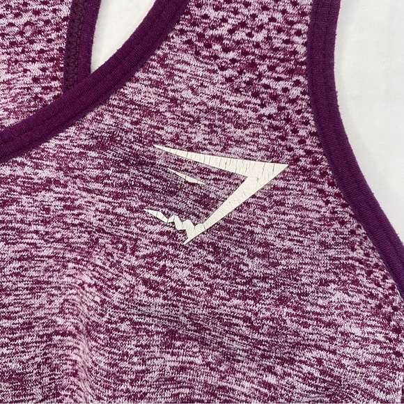 Gymshark Vital Seamless Athletic Sports Bra in Purple / Womens XS - Picture 3 of 11